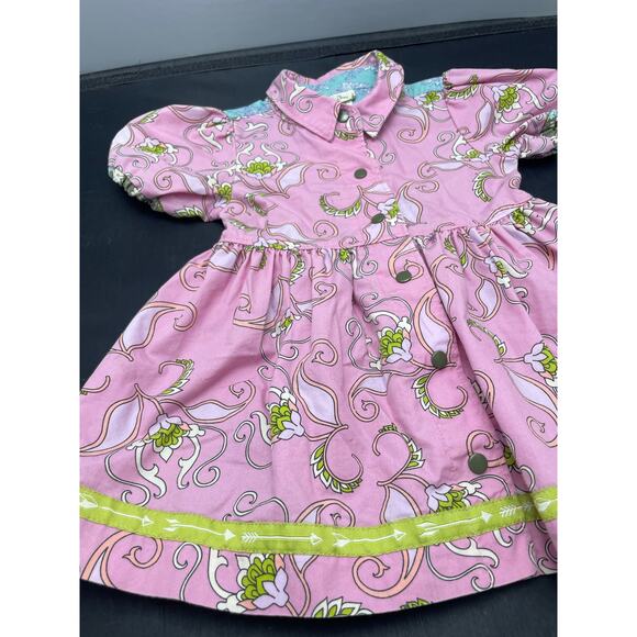 Matilda Jane Secret Fields Pink is Perfect Dress 12 mos Fit n Flare - Picture 4 of 10